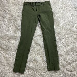 Banana Republic Women's 2 Petites Olive Green Sloan Pants Preppy Casual Office